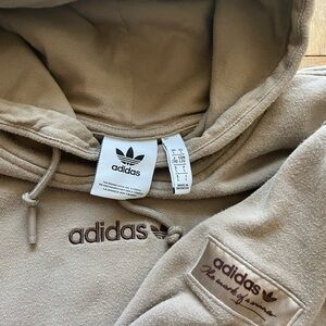 Adidas Mark Of A Winner Hoodie Mens Size Large Khaki